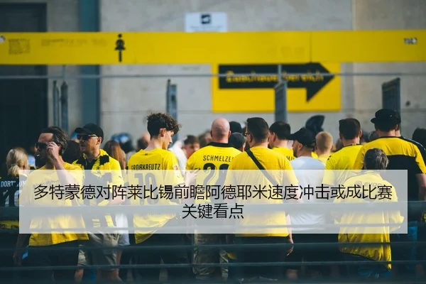 多特蒙德对阵莱比锡前瞻阿德耶米速度冲击或成比赛关键看点